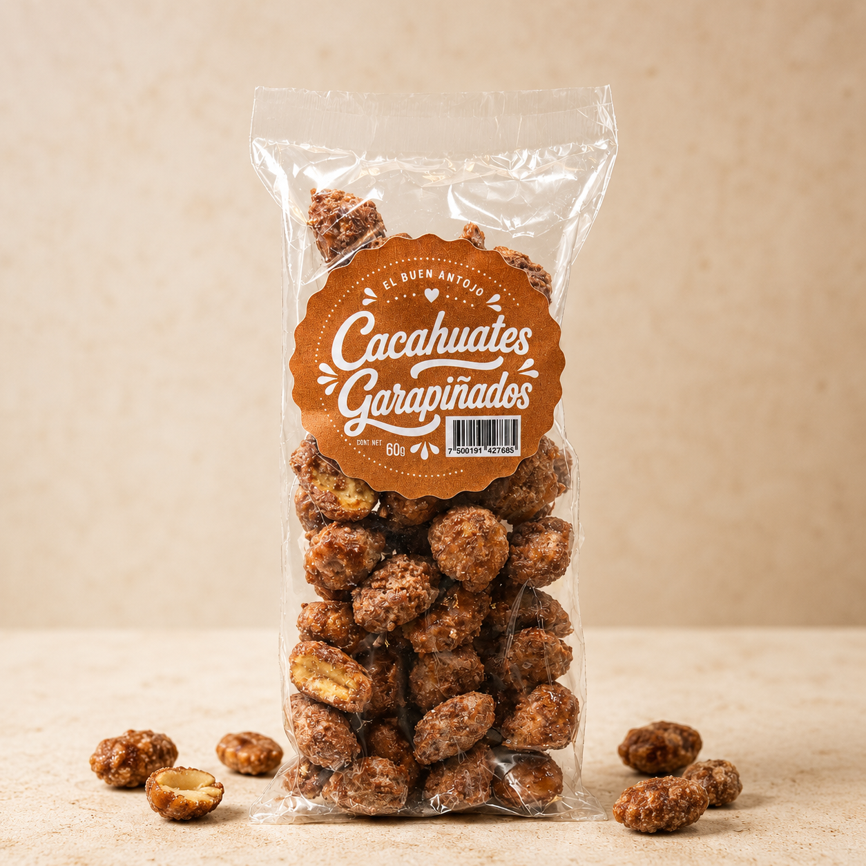 Cacahuates garapiñados
