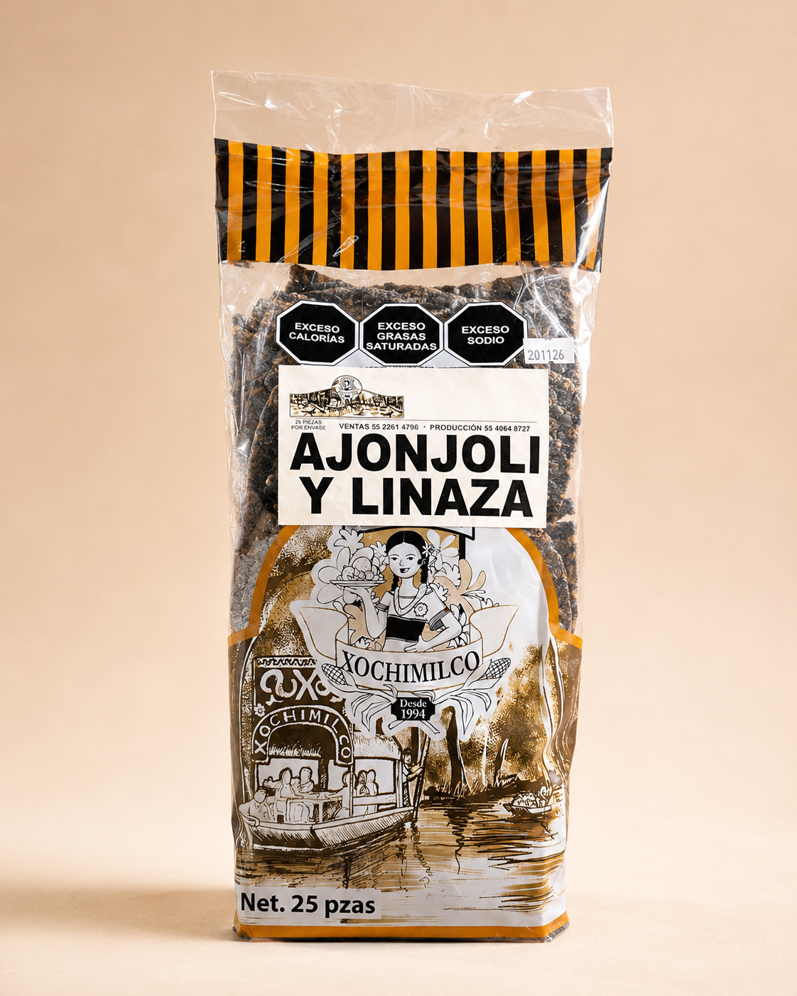 Tostadas cuadradas de maíz azul